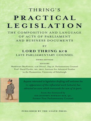 cover image of Thring's Practical Legislation
